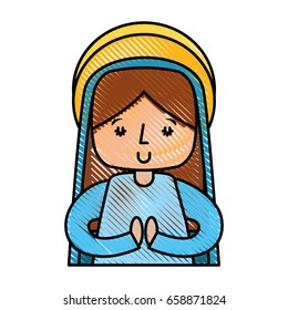 mary virgin manger character