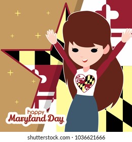 Maryland Day Illustration