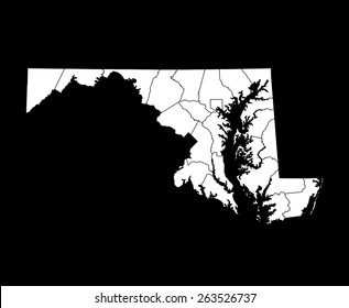 Maryland map