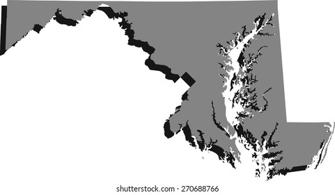 Maryland map