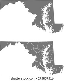 Maryland map