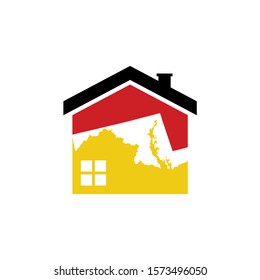 Maryland Real Estate Logo Icon 001