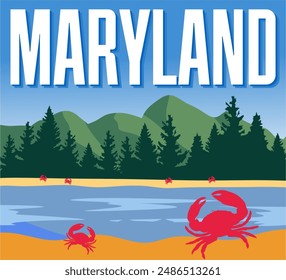 maryland state with beautiful views