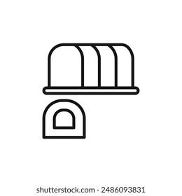 marzipan icon logo sign vector outline