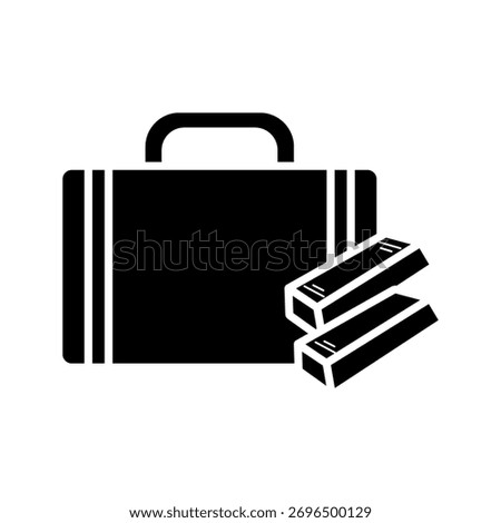  mas in the bag icon vector
