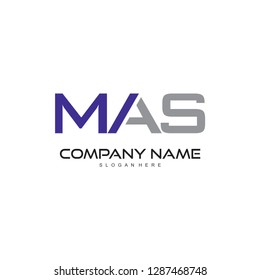 mas logo design vector