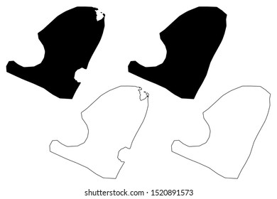 Masaya Department (Republic of Nicaragua, Departments of Nicaragua) map vector illustration, scribble sketch La Cuna Del Folklore  map