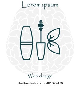 mascara brush icon