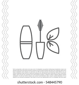mascara brush icon