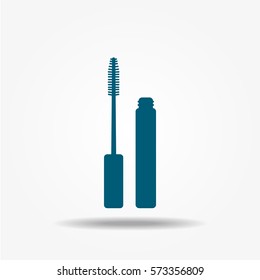 Mascara brush icon vector