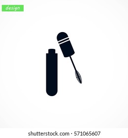 mascara brush icon, Vector EPS 10 illustration style