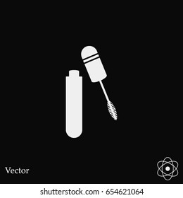 mascara brush icon, Vector EPS 10 illustration style