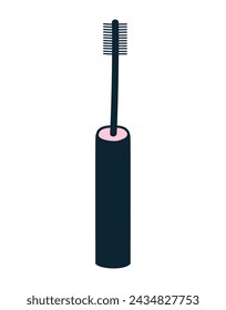 Mascara Brush Icon Vector Illustration