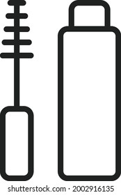 Mascara Brush icon vector image. Can also be used for Clothes and Accessories. Suitable for mobile apps, web apps and print media.