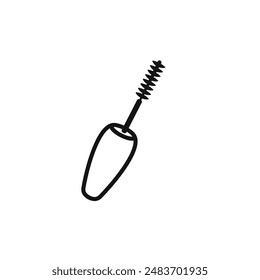 Mascara brush icon vector set collection for web