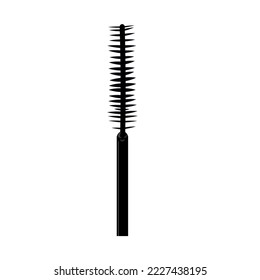 Mascara brush on white background