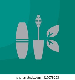 Mascara, mascara brush, mascara vector, eyes mascara
