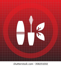 Mascara, mascara brush, mascara vector, eyes mascara