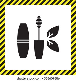 Mascara, mascara brush, mascara vector, eyes mascara