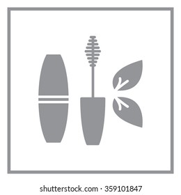 Mascara, mascara brush, mascara vector, eyes mascara