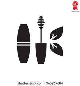 Mascara, mascara brush, mascara vector, eyes mascara