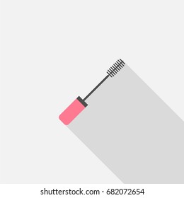 mascara brush vector icon