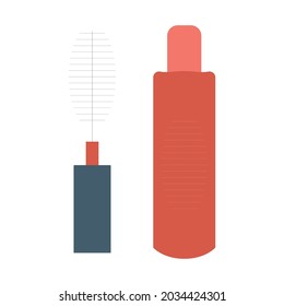Mascara Color editable Vector Illustration 