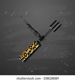 Mascara, decorative cosmetics make up accessories beauty store