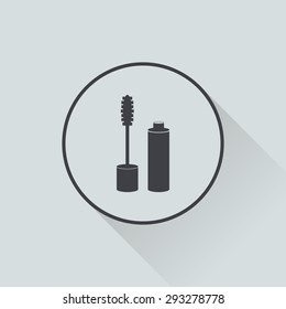 Mascara icon. Mascara icon.