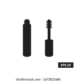 Mascara Icon, Beauty and Fashion sign/symbol vector