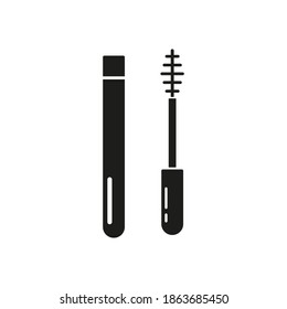 mascara icon element of make up icon for mobile concept and web apps. Thin line mascara icon can be used for web and mobile. Premium icon on white background