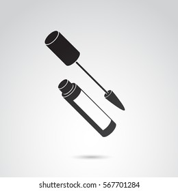 Mascara icon isolated on white background. Vector art.