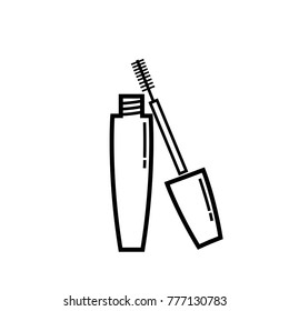 mascara icon line art