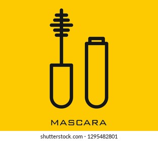 Mascara icon signs