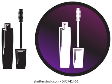 Mascara icon. Vector illustration.