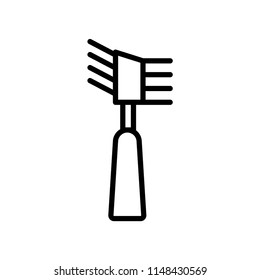Mascara icon vector icon. Simple element illustration. Mascara symbol design. Can be used for web and mobile.