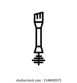 Mascara icon vector icon. Simple element illustration. Mascara symbol design. Can be used for web and mobile.