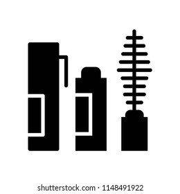 Mascara icon vector icon. Simple element illustration. Mascara symbol design. Can be used for web and mobile.