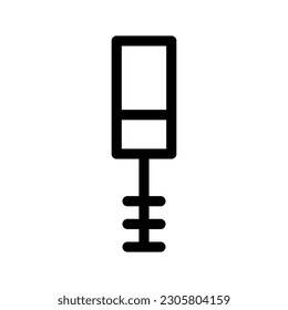 Mascara Icon Vector Symbol Design Illustration