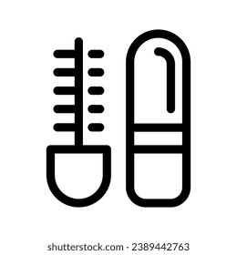 Mascara Icon Vector Symbol Design Illustration