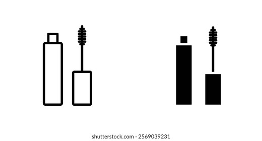 Mascara icons vector graphic pack