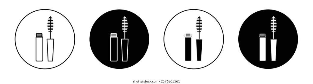 Mascara icons vector pack for web designs