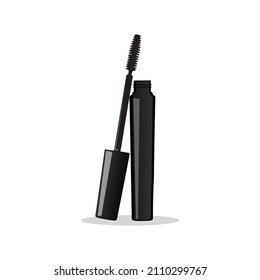 Mascara illustration design, vector mascara, 