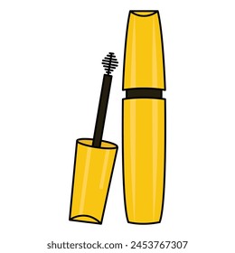 Mascara isolated on white background. Vector Illustration