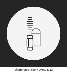Mascara line icon