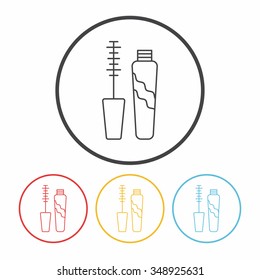 Mascara line icon