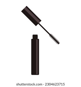 Mascara make up product isolated, beauty concept