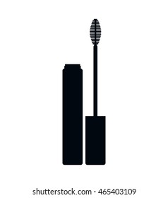mascara make up style product icon. Isolated and flat illustration. Vector graphic