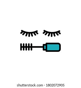 icono de contorno de máscara. Icono de ilustración de elementos de belleza y cosmética. Los signos y símbolos se pueden utilizar para web, logotipo, aplicación móvil, interfaz de usuario, UX