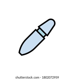 mascara outline icon. Elements of Beauty and Cosmetics illustration icon. Signs and symbols can be used for web, logo, mobile app, UI, UX